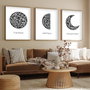 Wallity Huhu225 Conjunto de 3 Cuadros Decorativos 20 x 30 cm